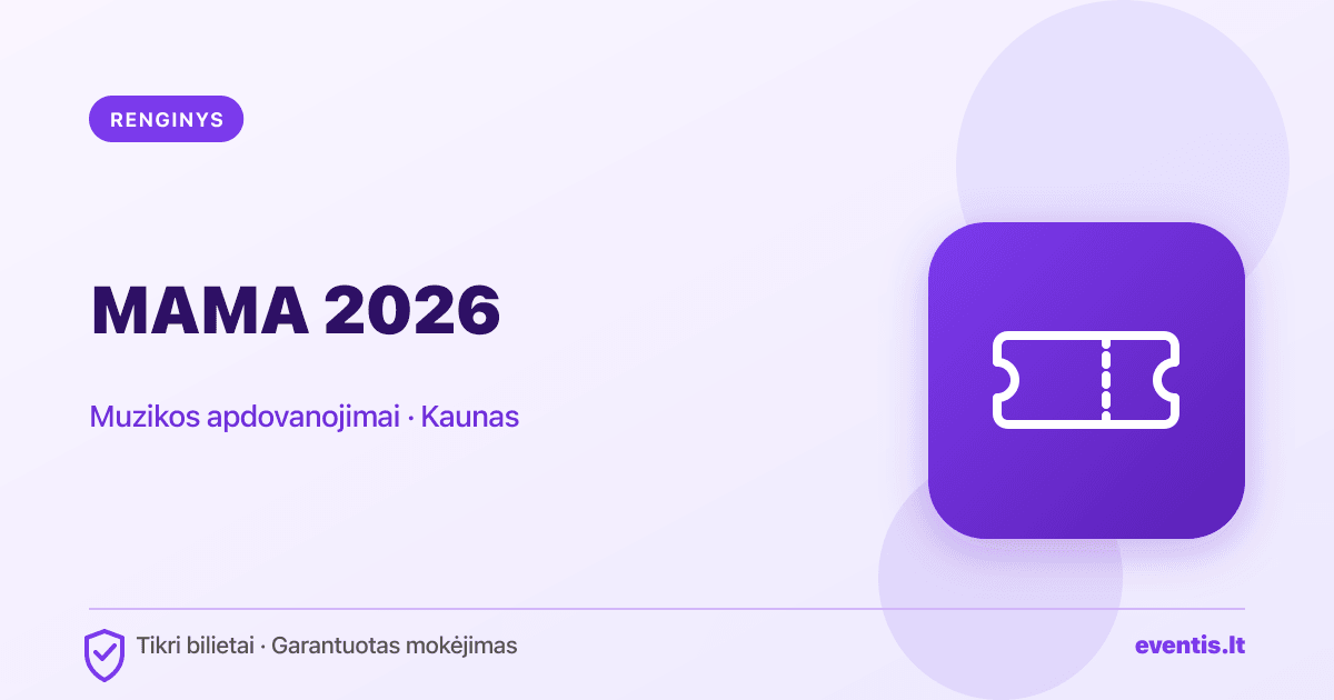 MAMA 2026 apdovanojimai: bilietai ir kaip saugiai jų įsigyti